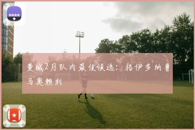 曼城2月队内最佳候选：格伊多纳鲁马奥赖利