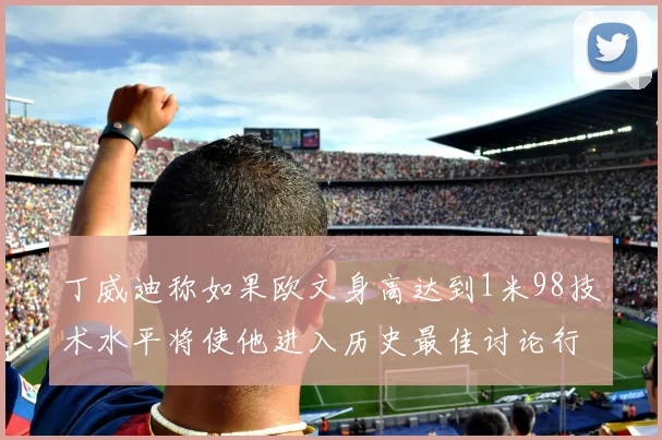 丁威迪称如果欧文身高达到1米98技术水平将使他进入历史最佳讨论行列